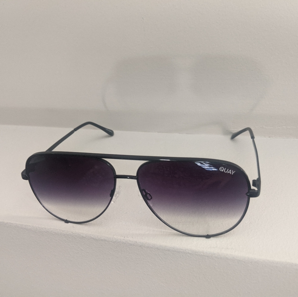 Quay Australia Sunglasses High Key - Blk/Fade